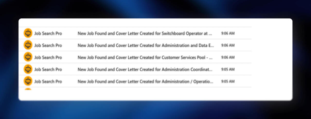 Job Search Pro Dashboard Banner Job Search Pro Dashboard Banner